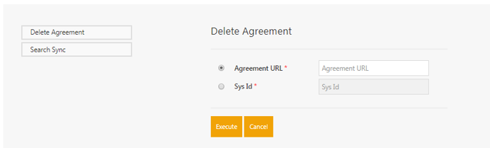 Admin Task - Delete Agreement