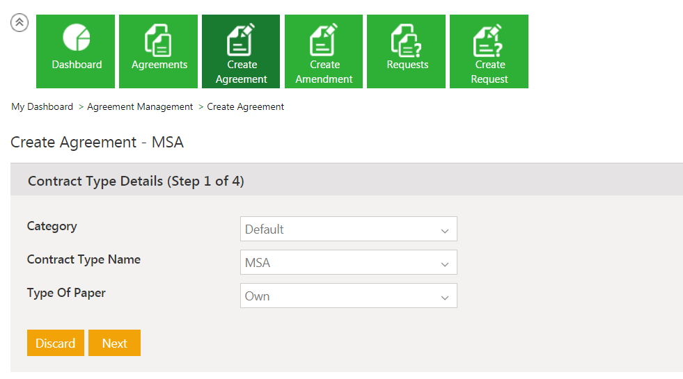 Create Agreement Clause Management.PNG