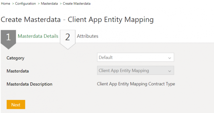 Create Masterdata-Client App entity mapping.png